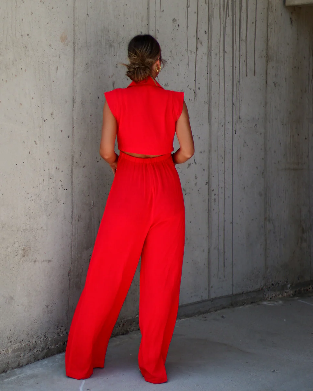 Ginnay Collared Button Front Jumpsuit - Image 2