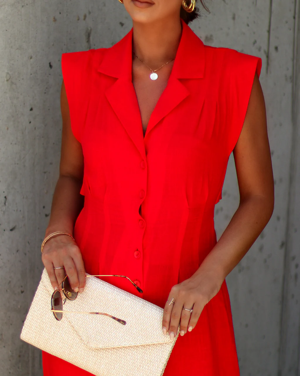 Ginnay Collared Button Front Jumpsuit - Image 3