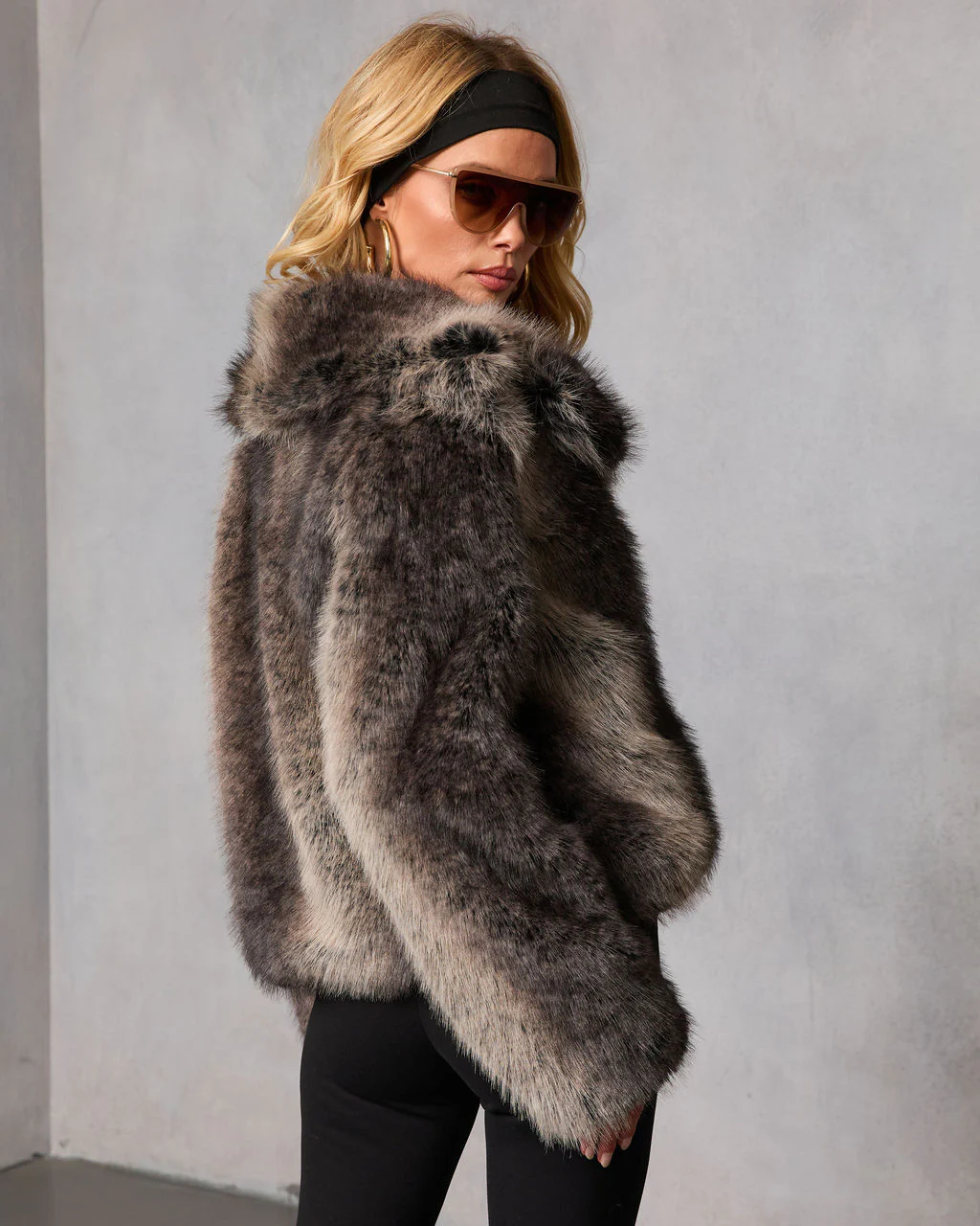 Glacier Grace Faux Fur Jacket - Image 4