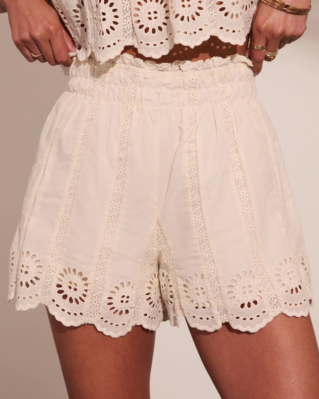 Gleaming Edit Eyelet Shorts - Image 6
