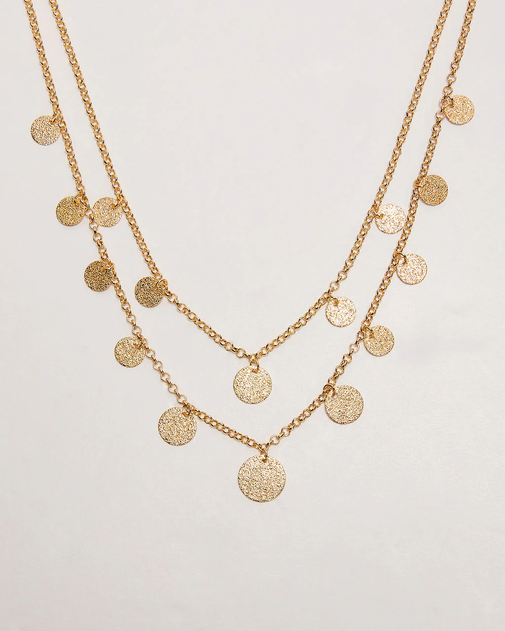 Gleaming Gypsy Layered Necklace - Image 4