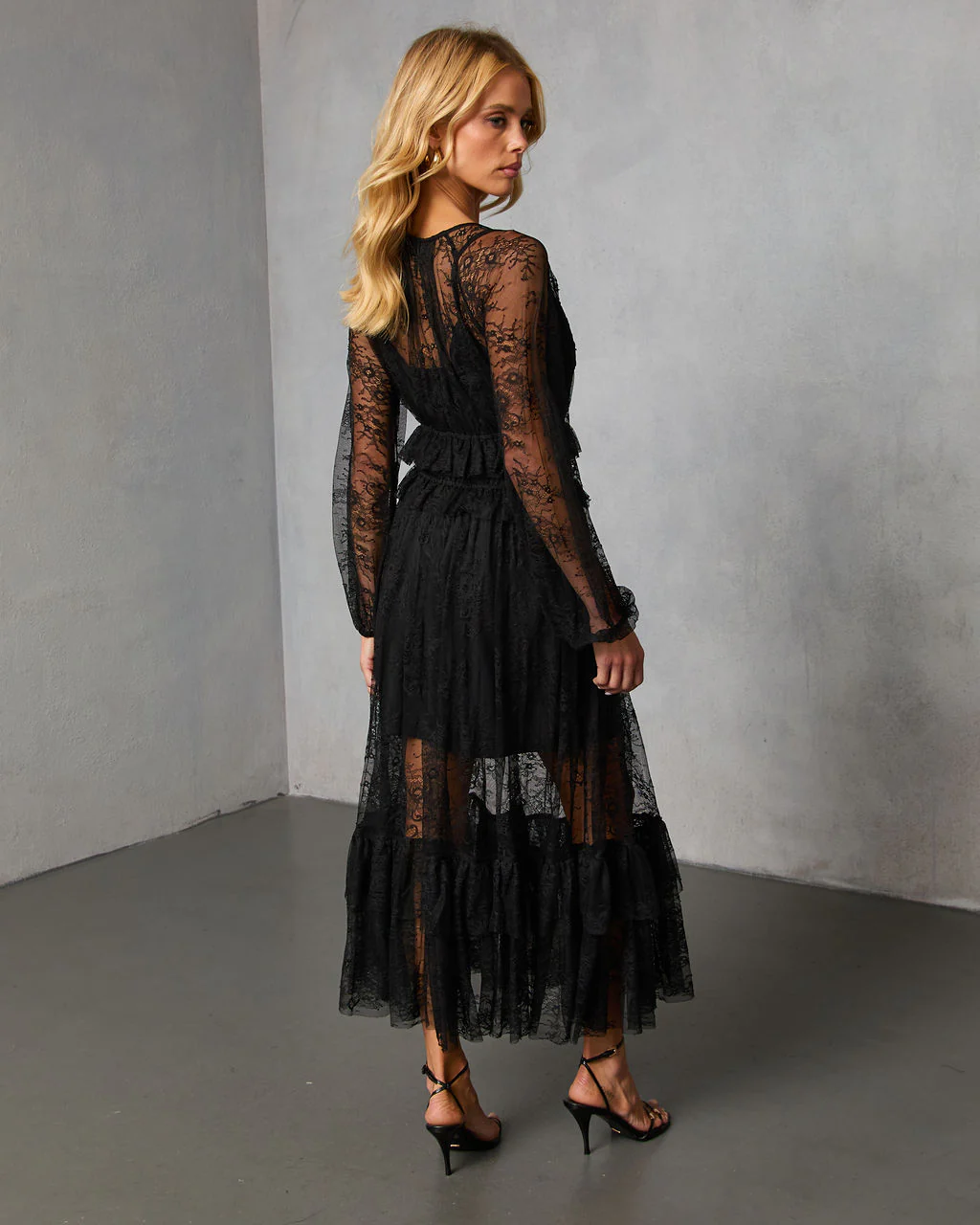 Glenmere Lace Midi Dress - Image 4