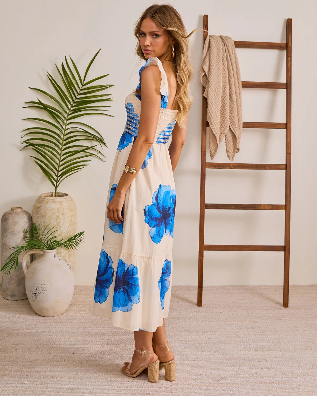 Glow Mode Floral Midi Dress - Image 4