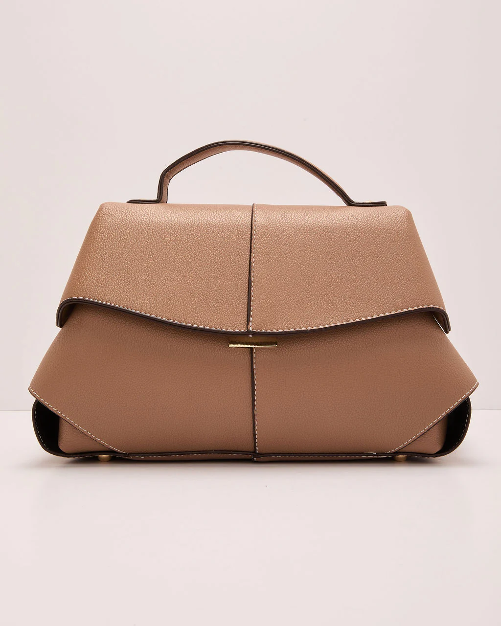 Golan Vegan Leather Top Handle Satchel - Image 2