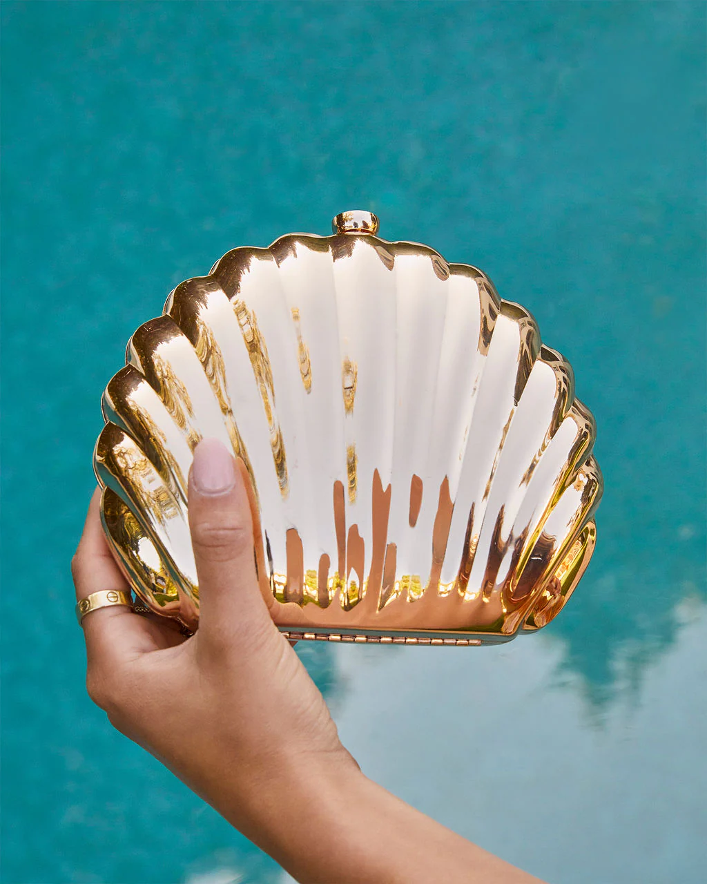 Gold Coast Shell Clutch - Image 4
