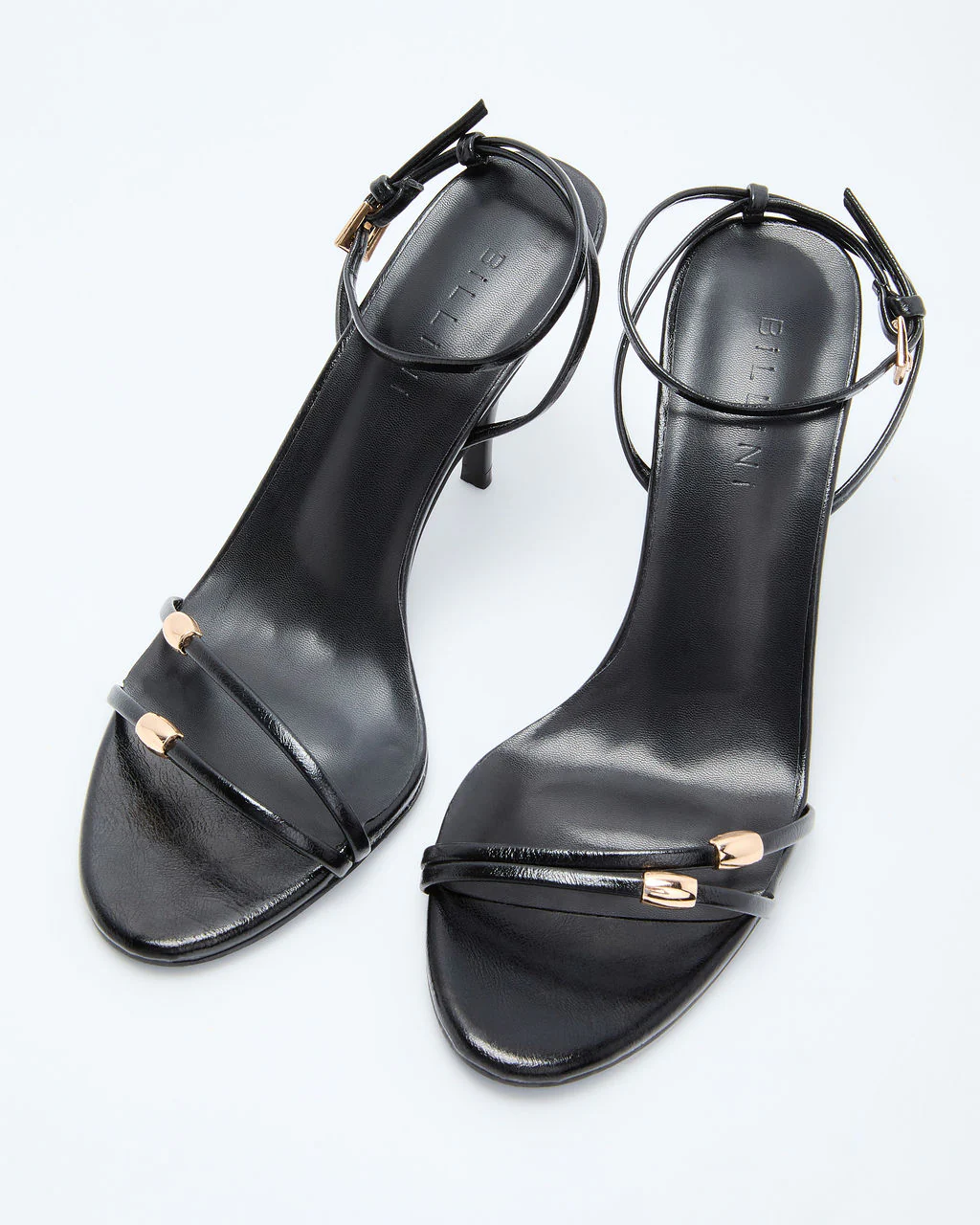 Lenden Gold Hardware Strappy Heels - Image 2