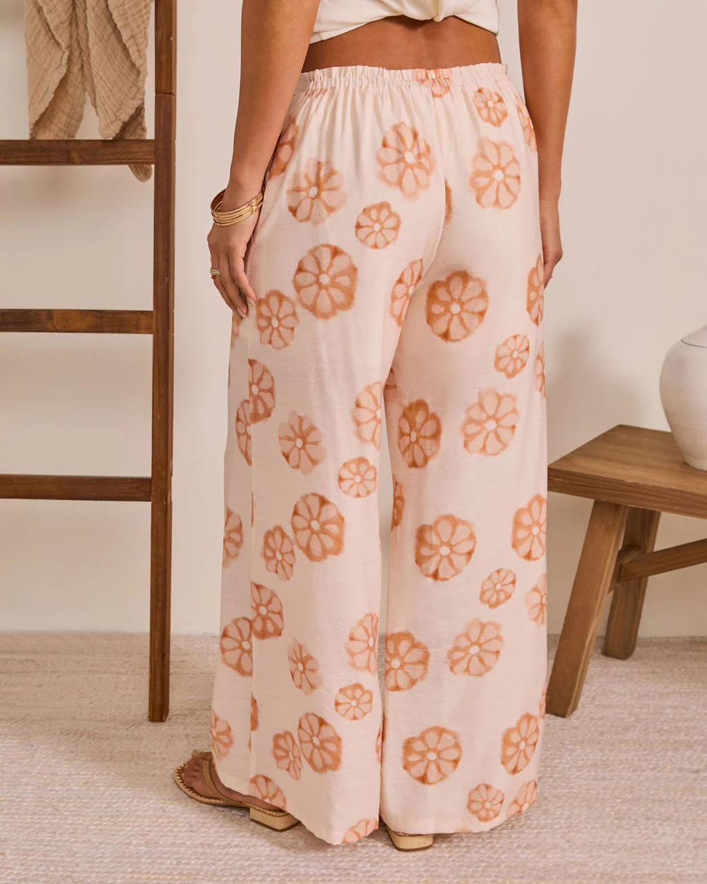 Golden Cove Relaxed Floral Drawstring Pant - Image 4