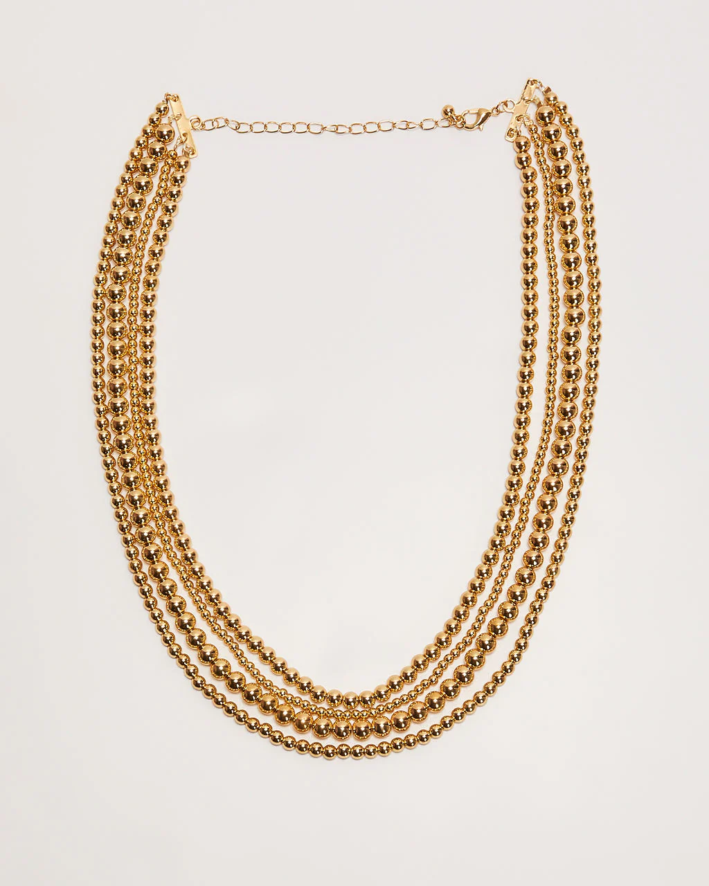 Golden Girl Layered Beaded Necklace - Image 2