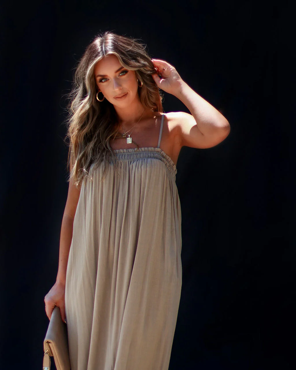 Gracia Everyday Sleeveless Pocketed Midi Dress - Image 7