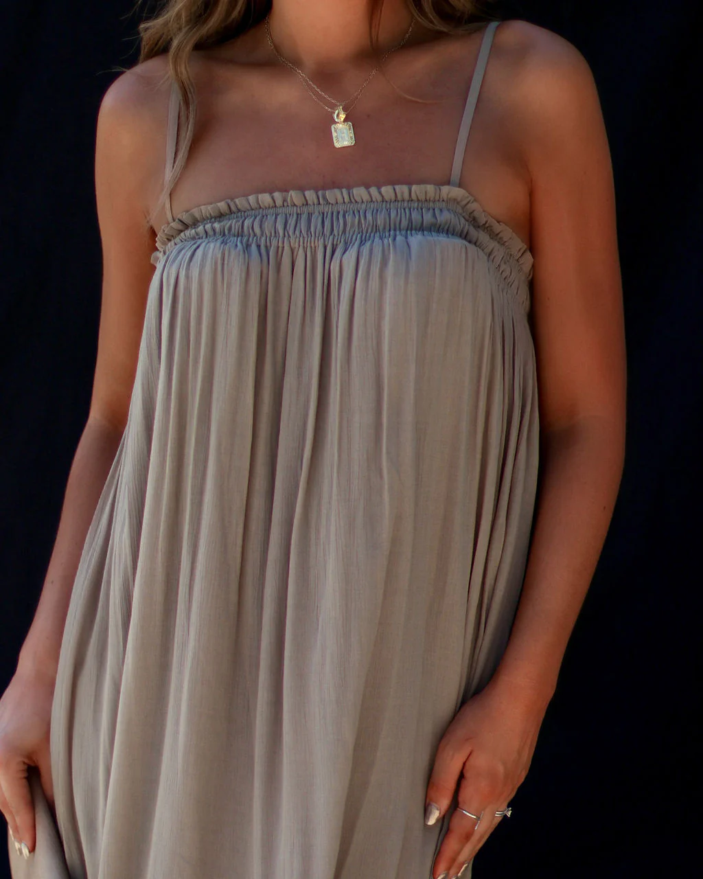 Gracia Everyday Sleeveless Pocketed Midi Dress - Image 9