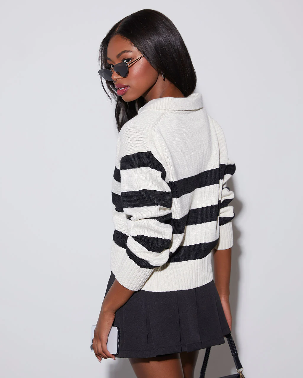 Graham Striped Polo Sweater - Image 11