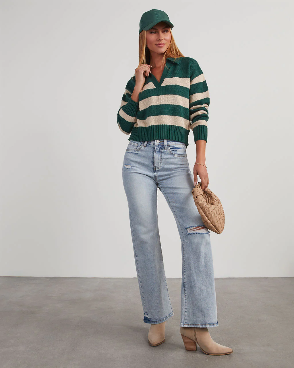 Graham Striped Polo Sweater - Image 14