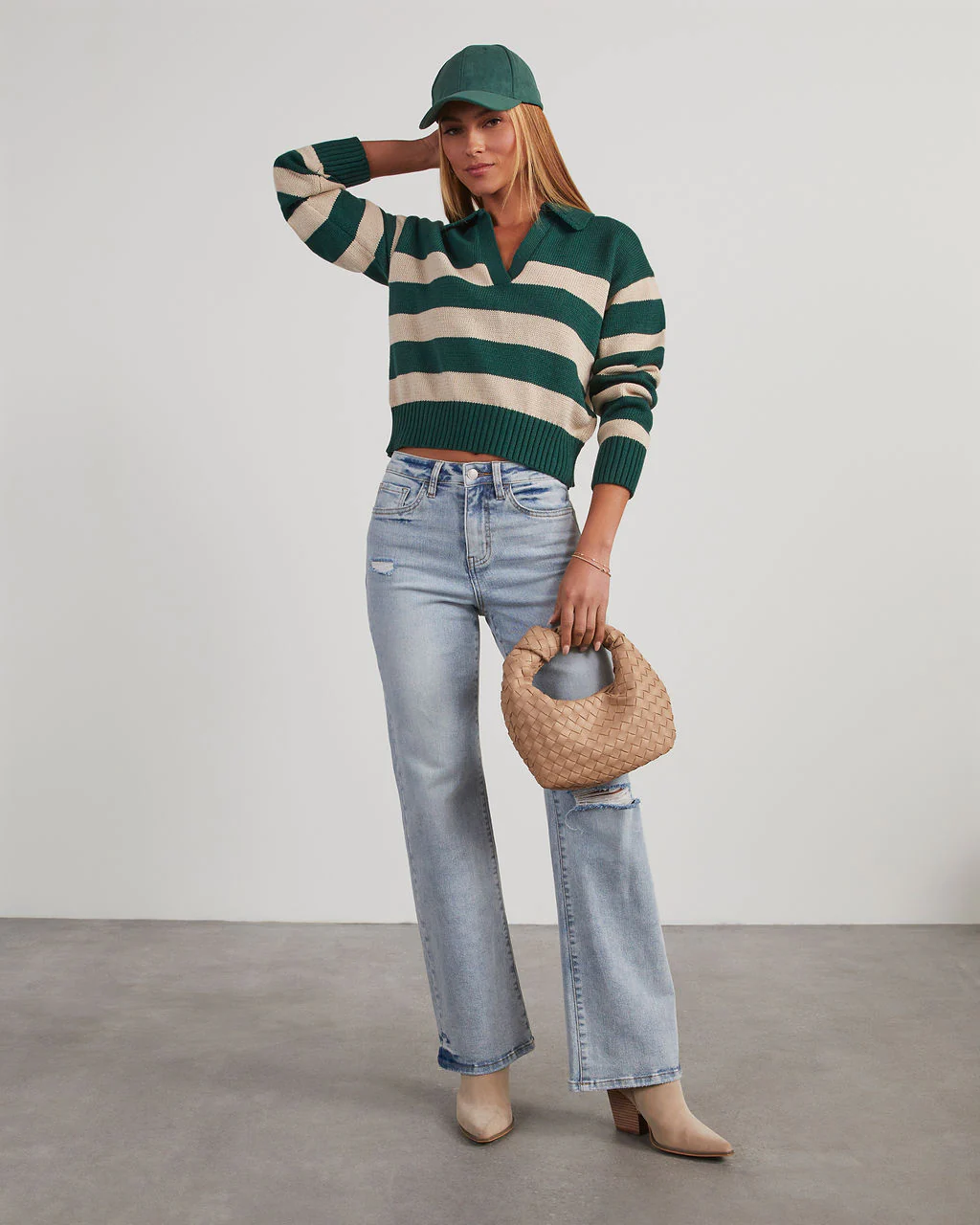 Graham Striped Polo Sweater - Image 18