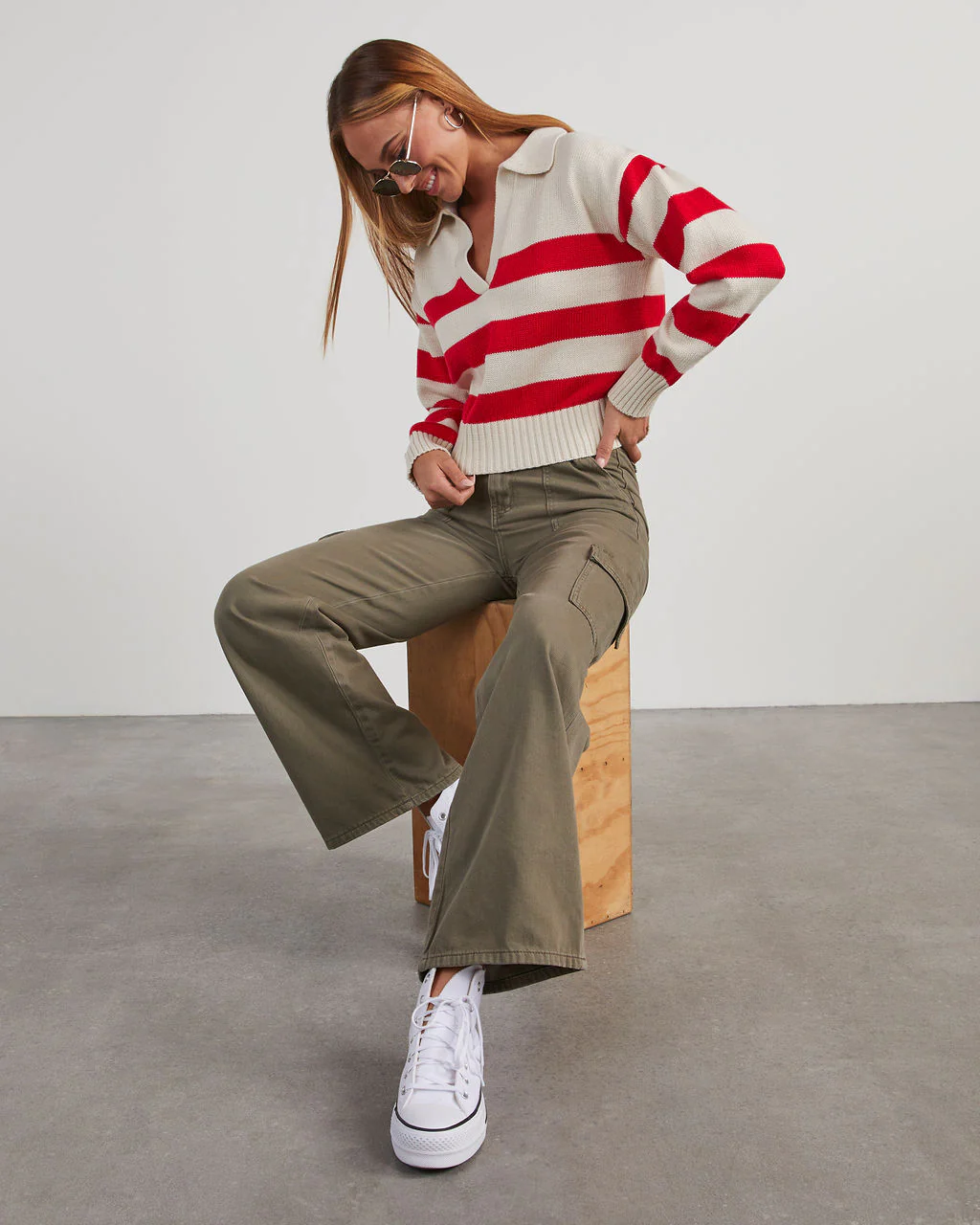 Graham Striped Polo Sweater - Image 6
