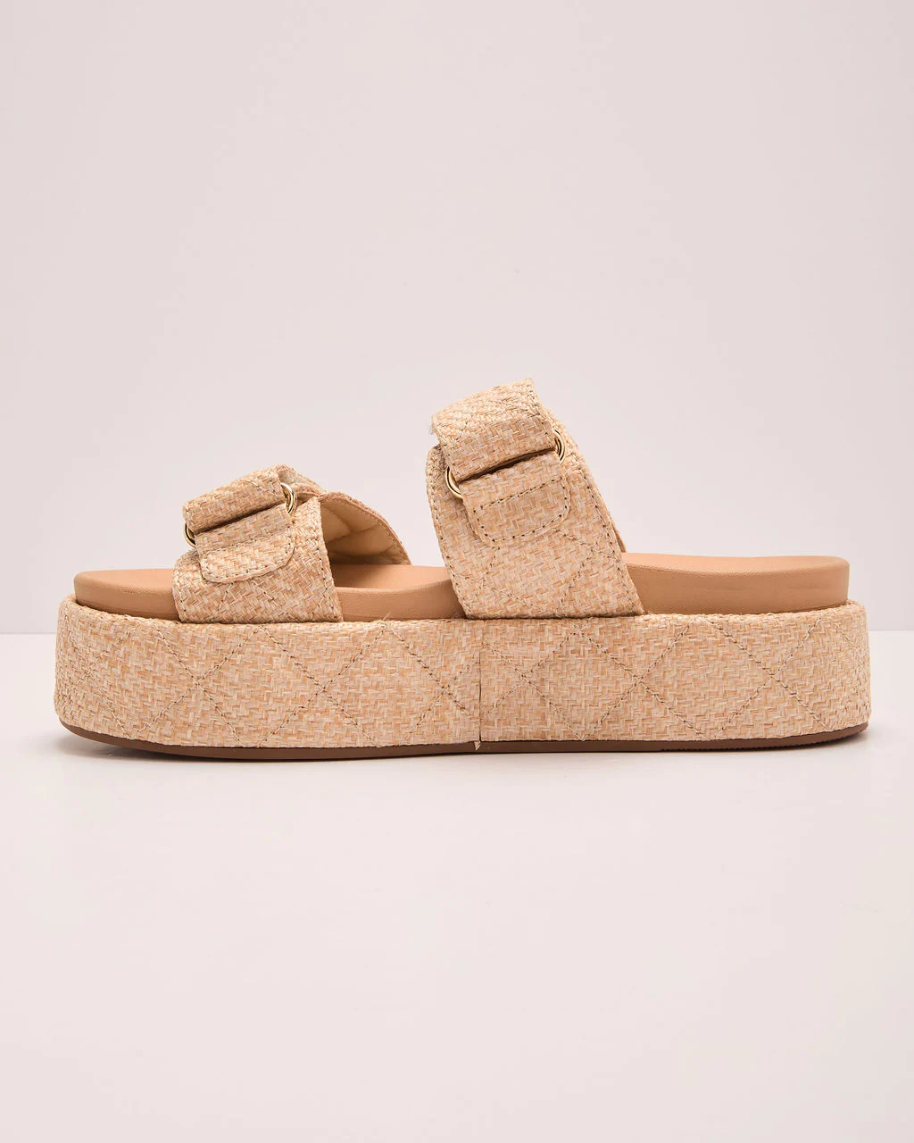 Grazia Raffia Platform Sandals - Image 3