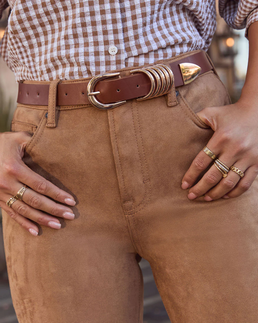 Greer Stacked Buckle Belt - Image 6