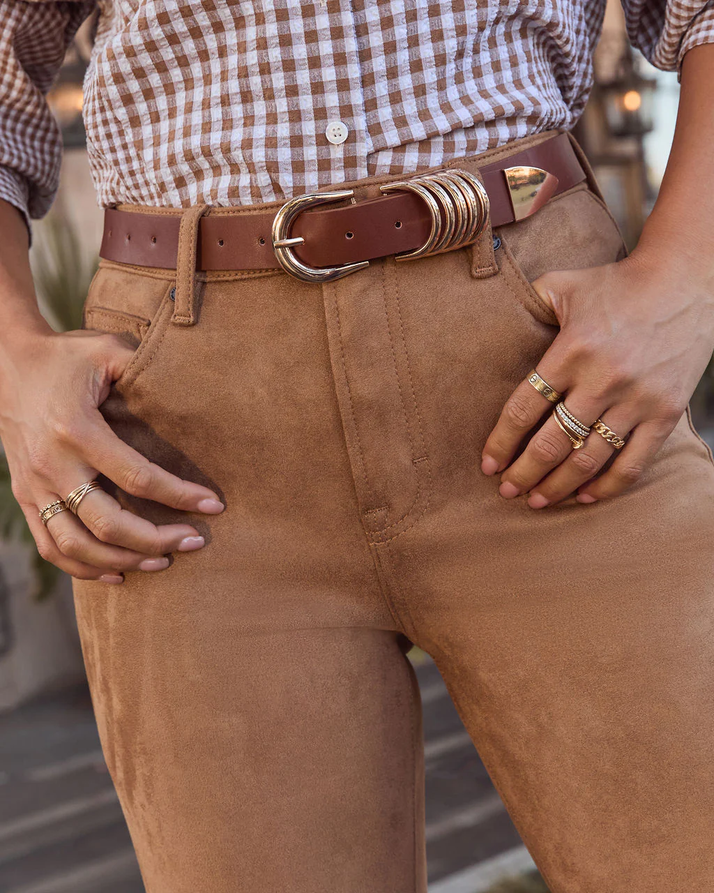 Greer Stacked Buckle Belt - Image 7