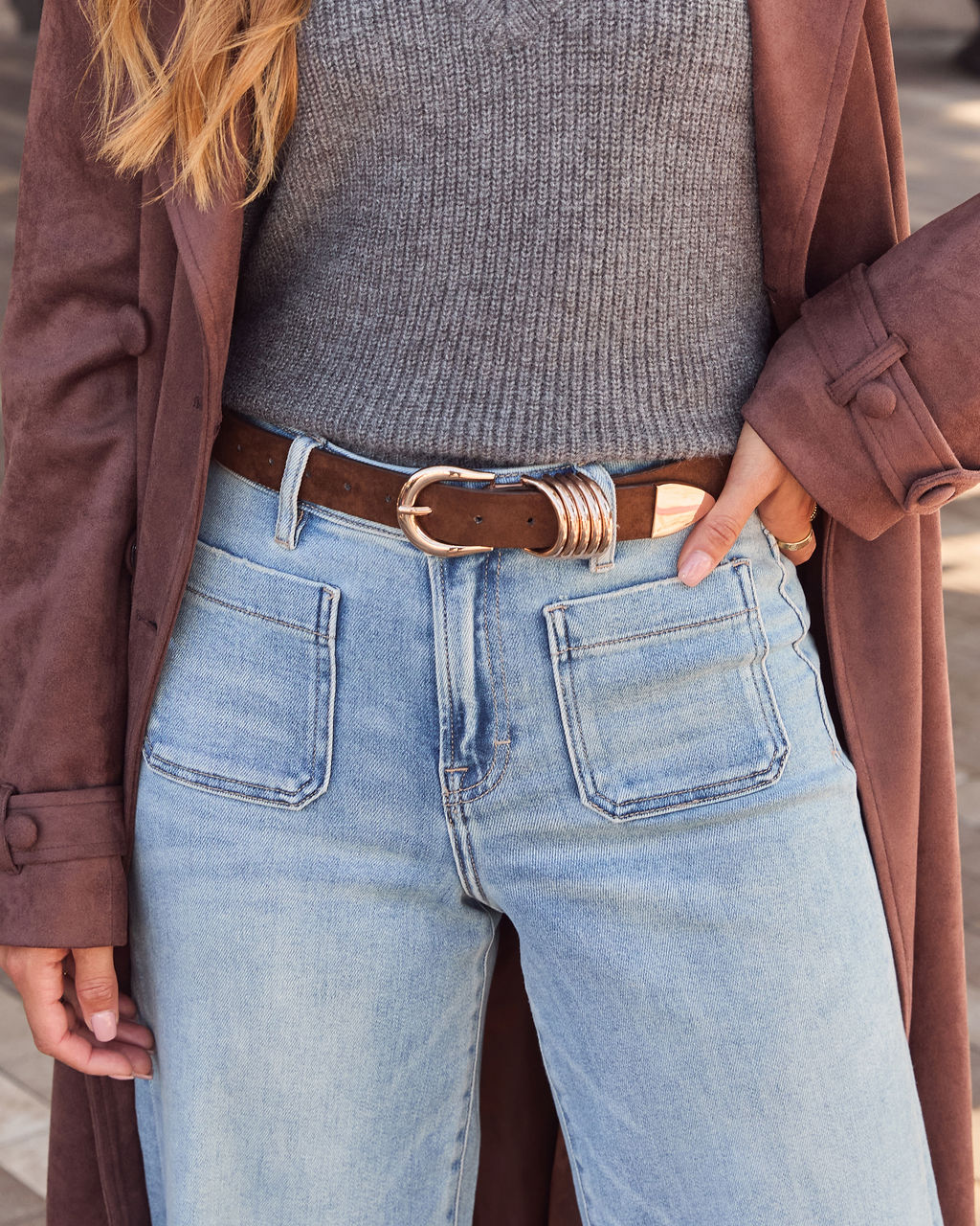 Greer Stacked Buckle Belt - Image 9