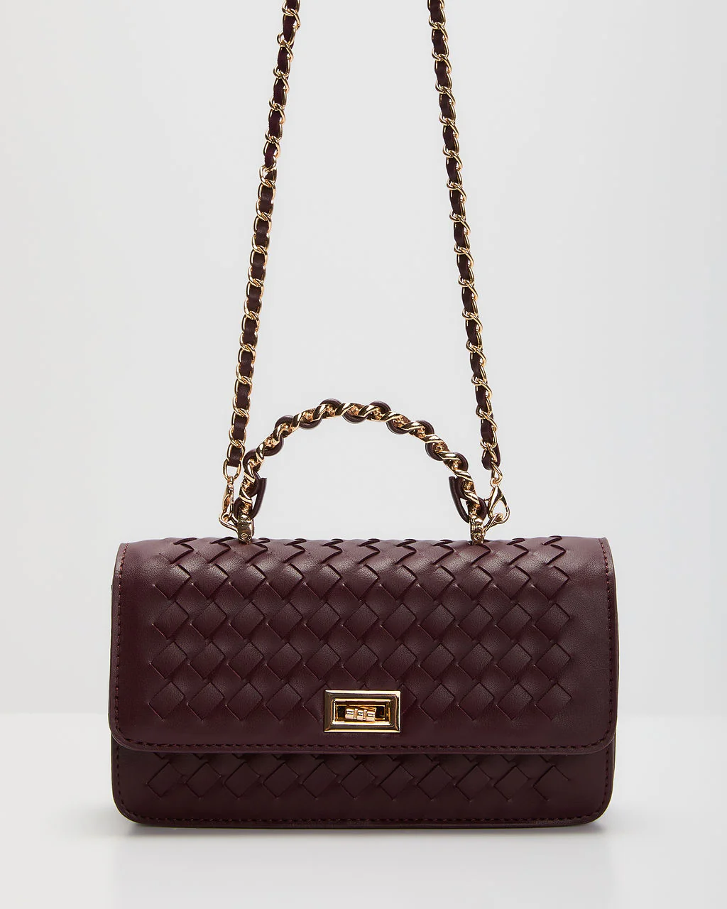 Gretta Woven Leather Crossbody Bag - Image 12