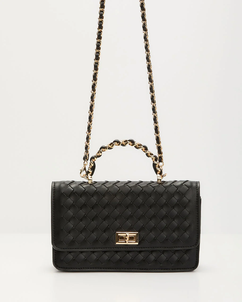 Gretta Woven Leather Crossbody Bag - Image 2