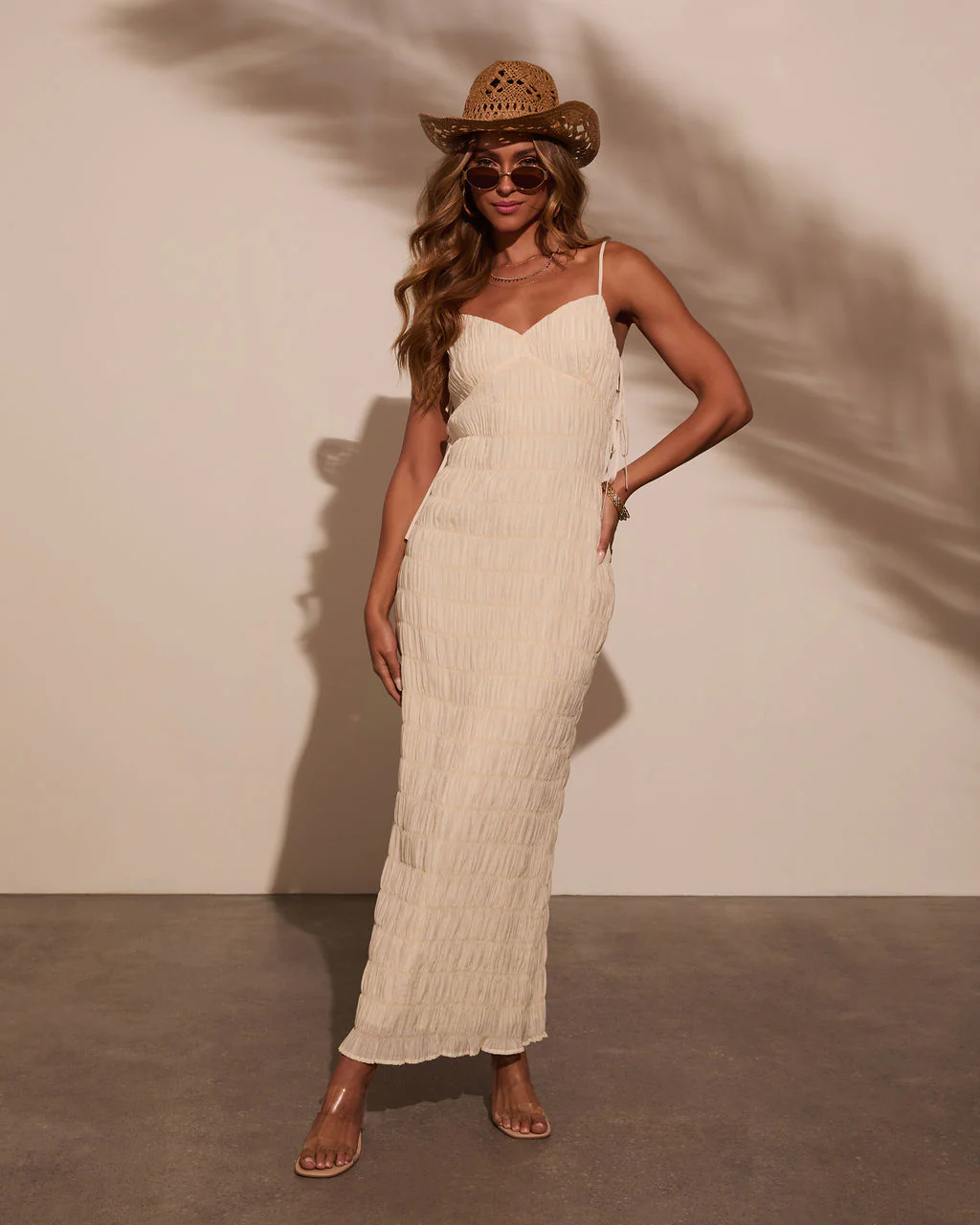 Gypsy Glow Smocked Maxi Dress - Image 5