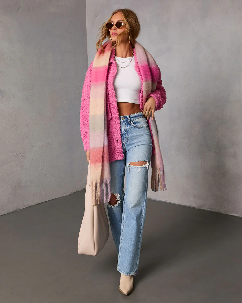 Happy Layer Teddy Shirt Jacket - Image 2