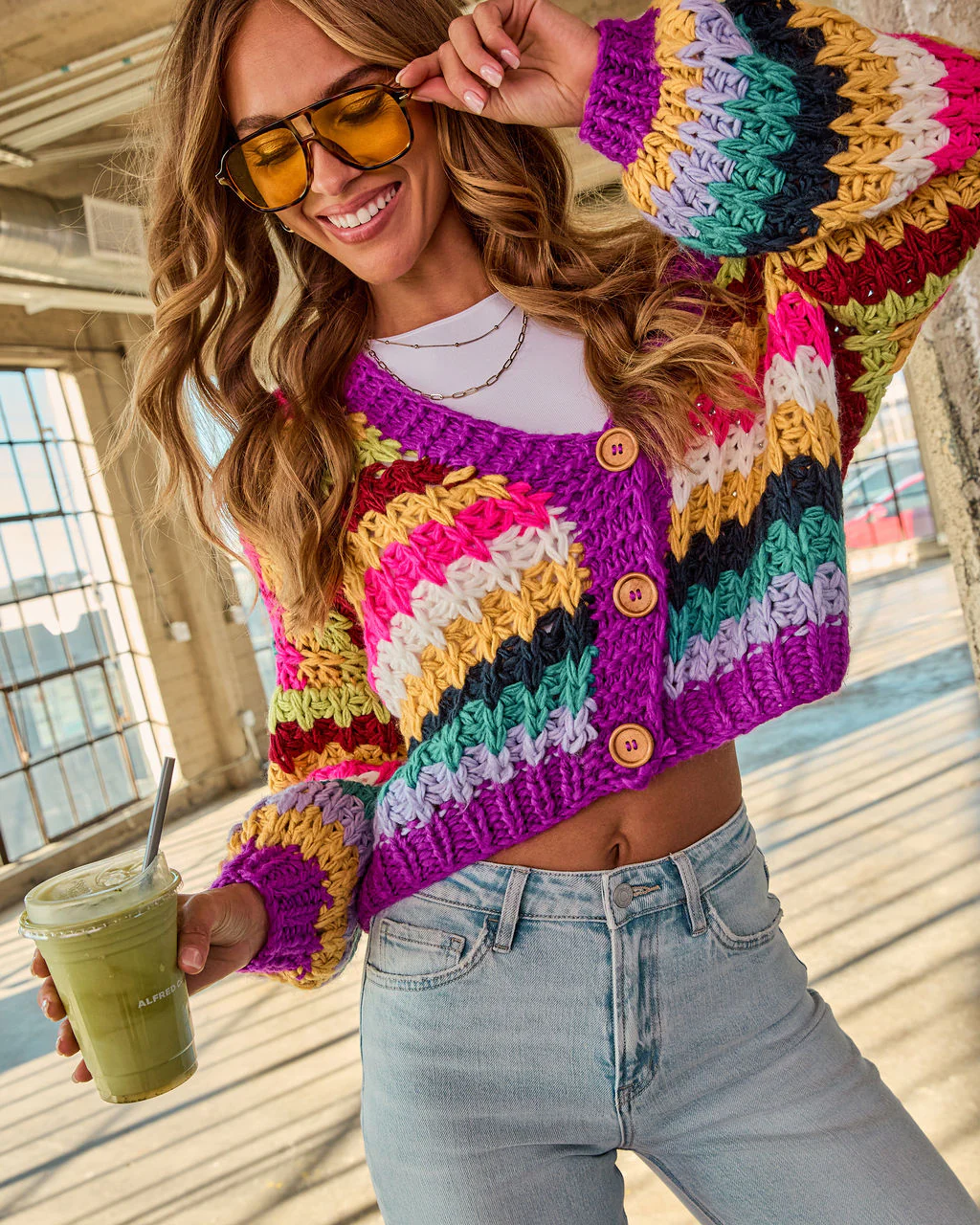 Happy Trails Crochet Cardigan - Image 11