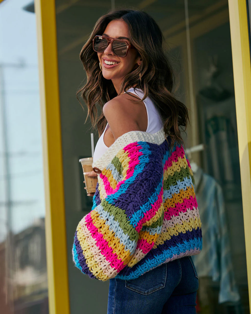 Happy Trails Crochet Cardigan - Image 4