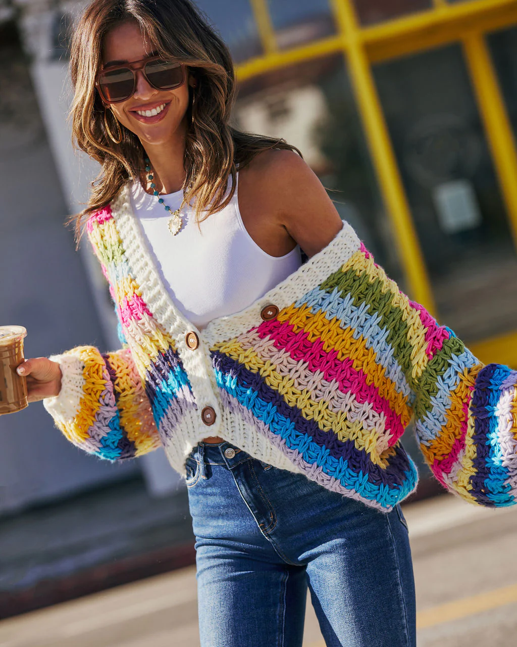 Happy Trails Crochet Cardigan - Image 5