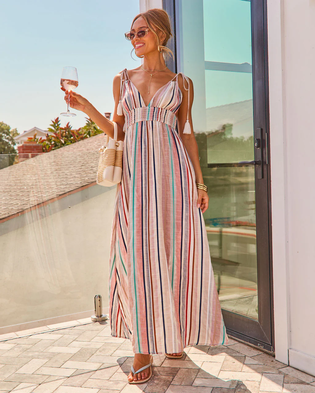 Harbor Keepsake Striped Maxi Dress - Image 6