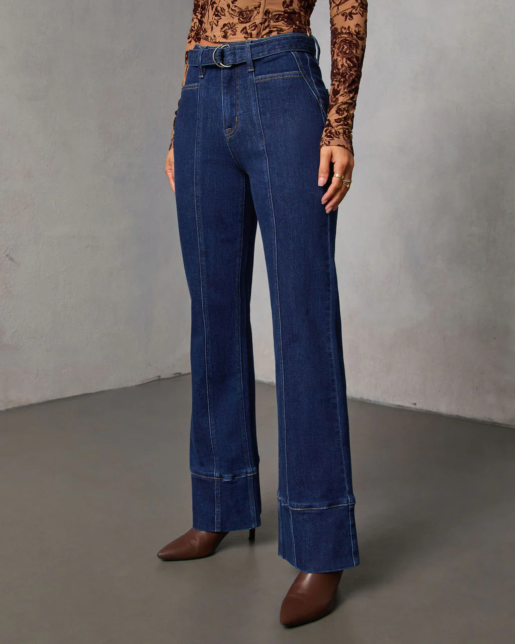 Harloe 90s Vintage Stretch Flare Jeans - Image 3