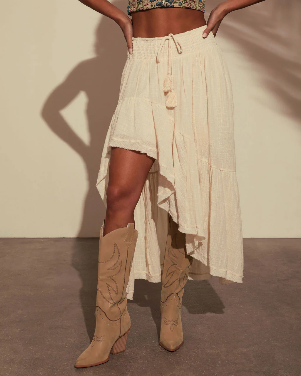 Harmonic High Low Maxi Skirt - Image 3