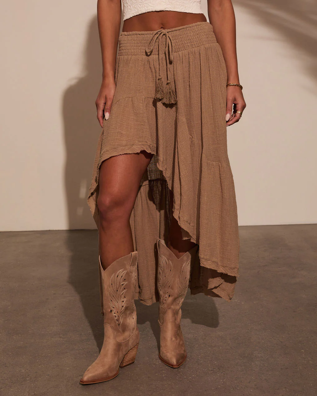 Harmonic High Low Maxi Skirt - Image 8