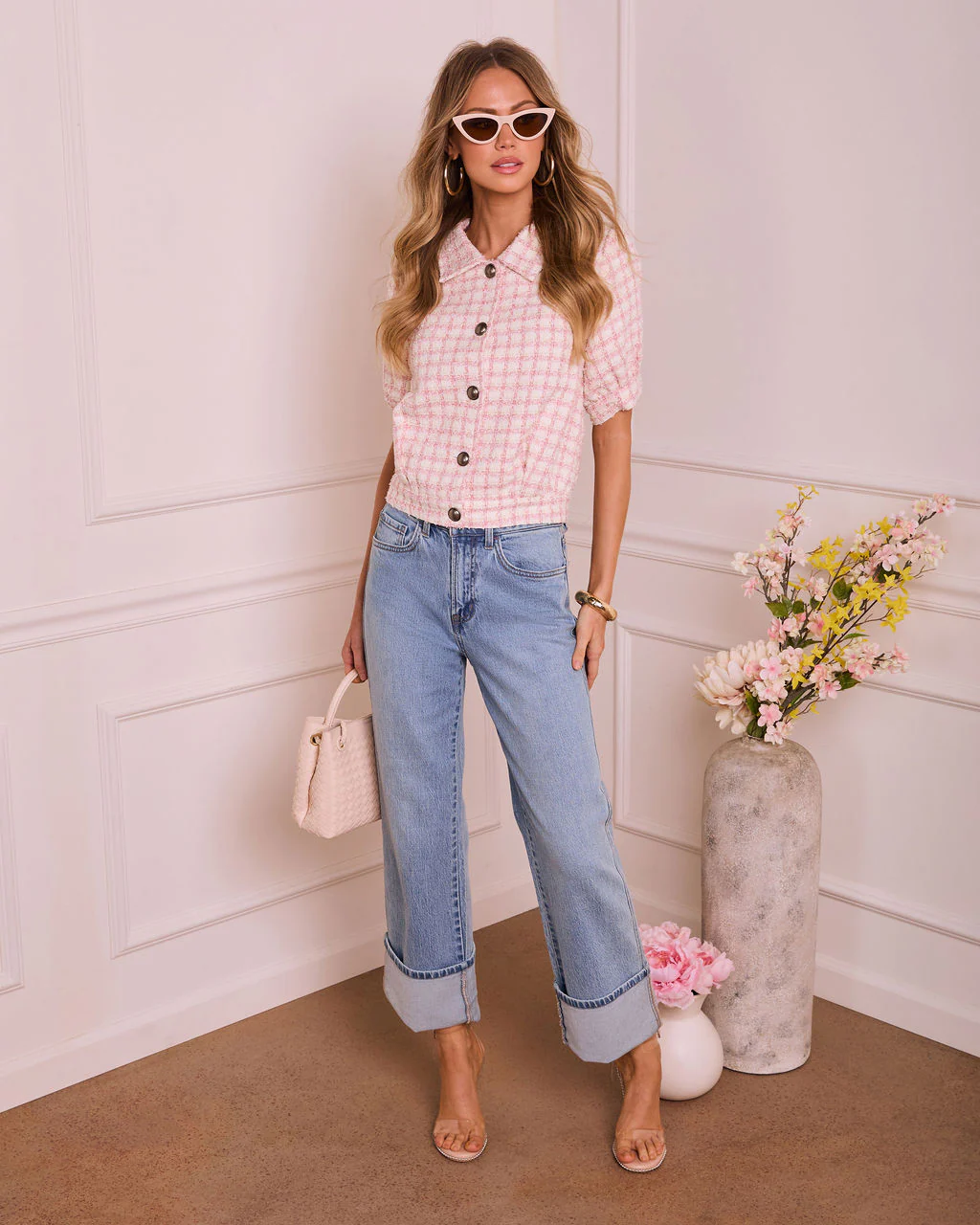 Haverly Tweed Short Sleeve Jacket - Image 2