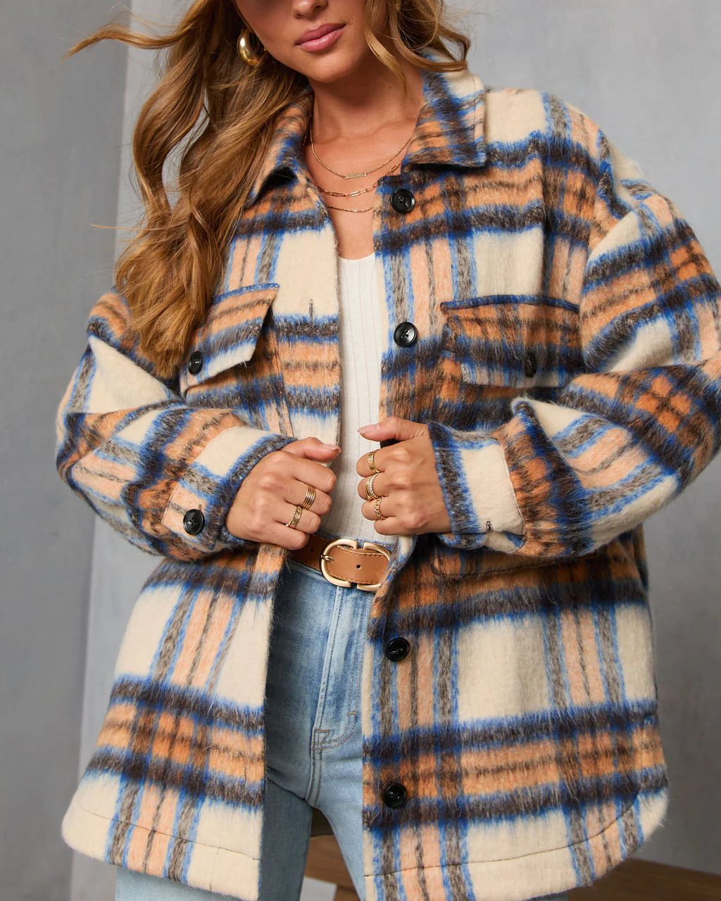 Haystack Heavyweight Plaid Jacket - Image 11