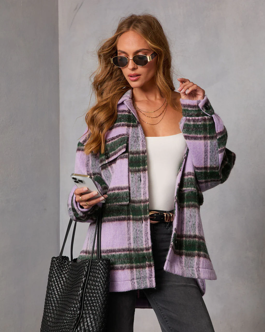 Haystack Heavyweight Plaid Jacket - Image 2