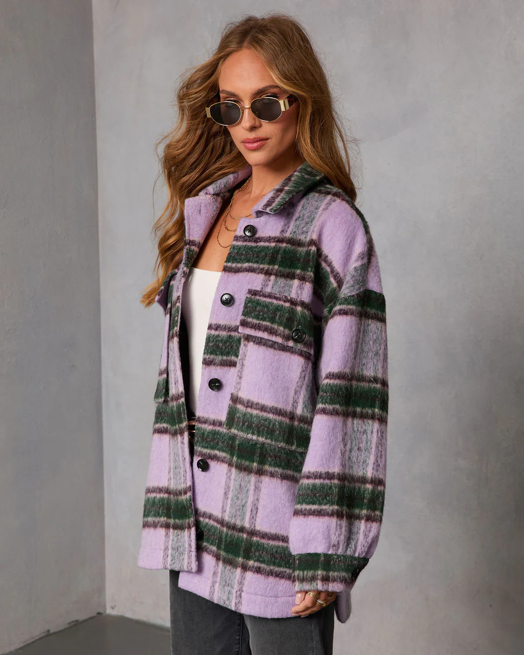Haystack Heavyweight Plaid Jacket - Image 3