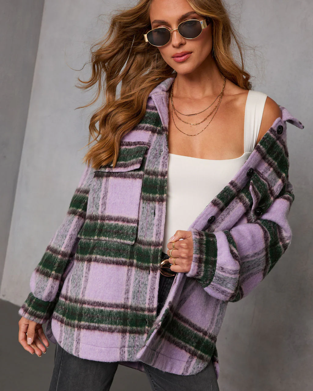 Haystack Heavyweight Plaid Jacket - Image 5