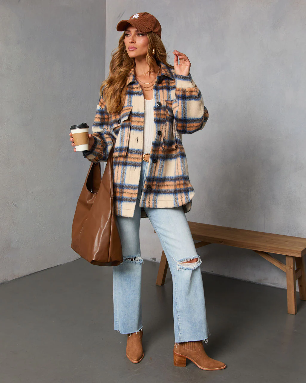 Haystack Heavyweight Plaid Jacket - Image 7