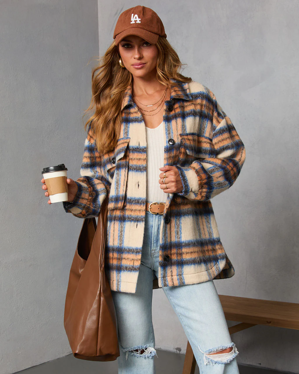 Haystack Heavyweight Plaid Jacket - Image 8