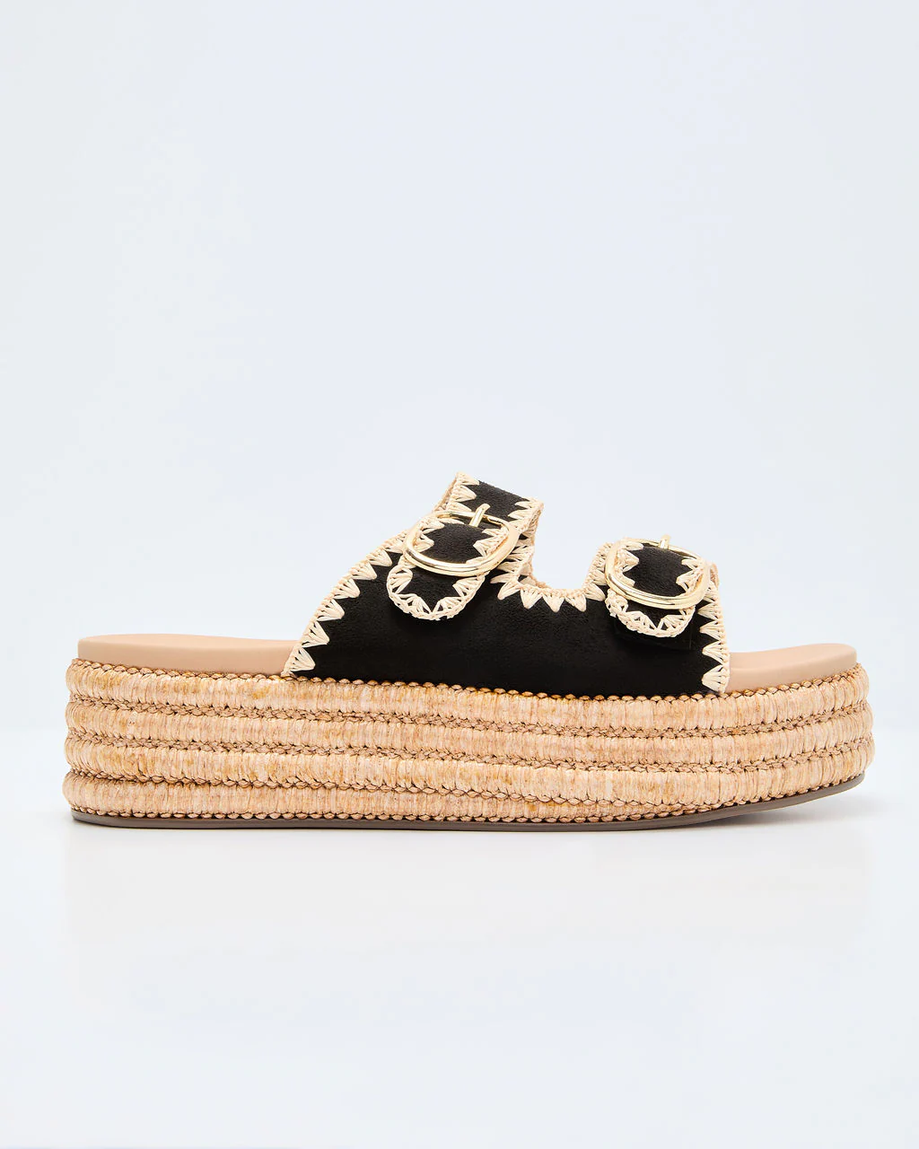Heidi Woven Platform Sandals - Image 3