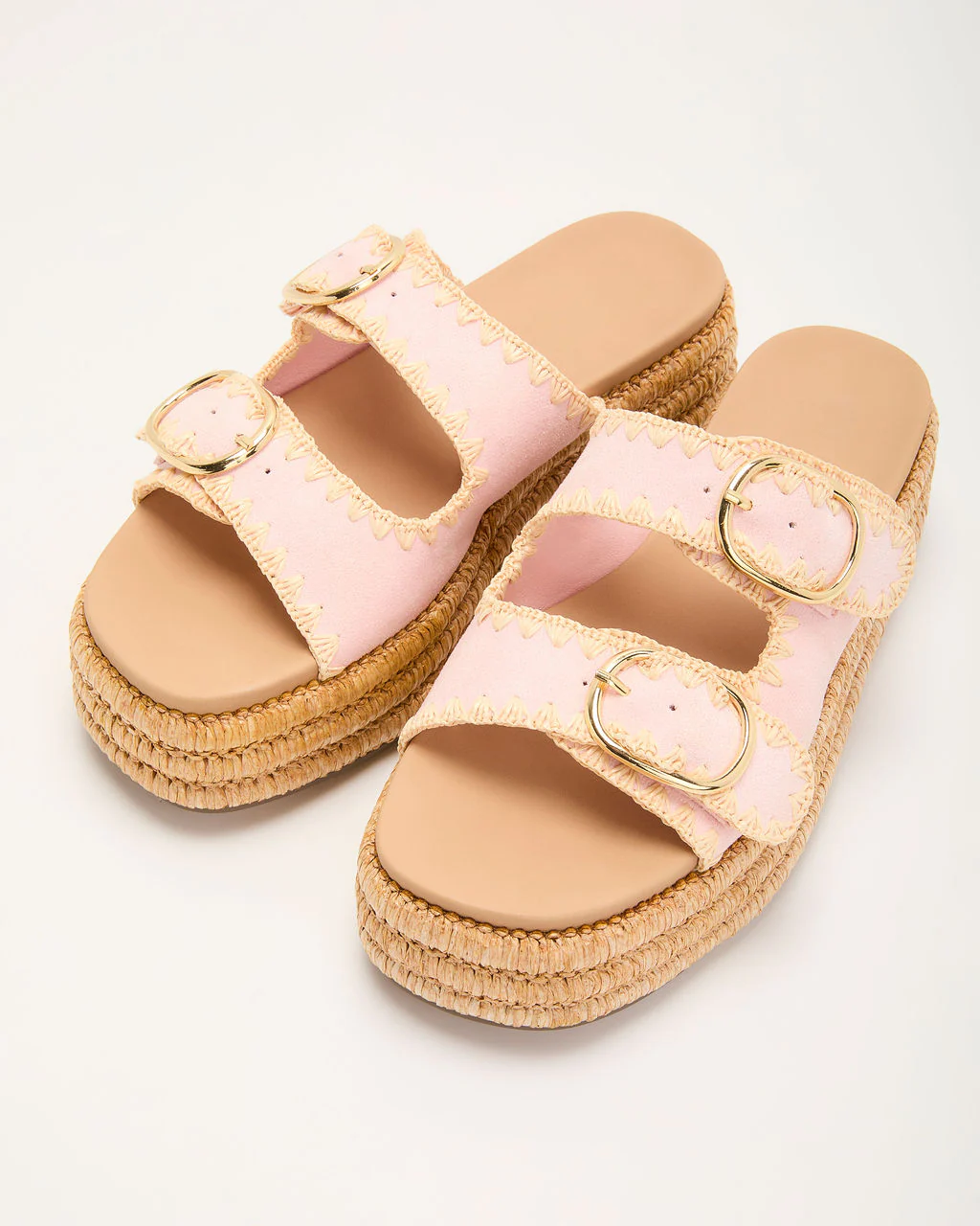 Heidi Woven Platform Sandals - Image 8