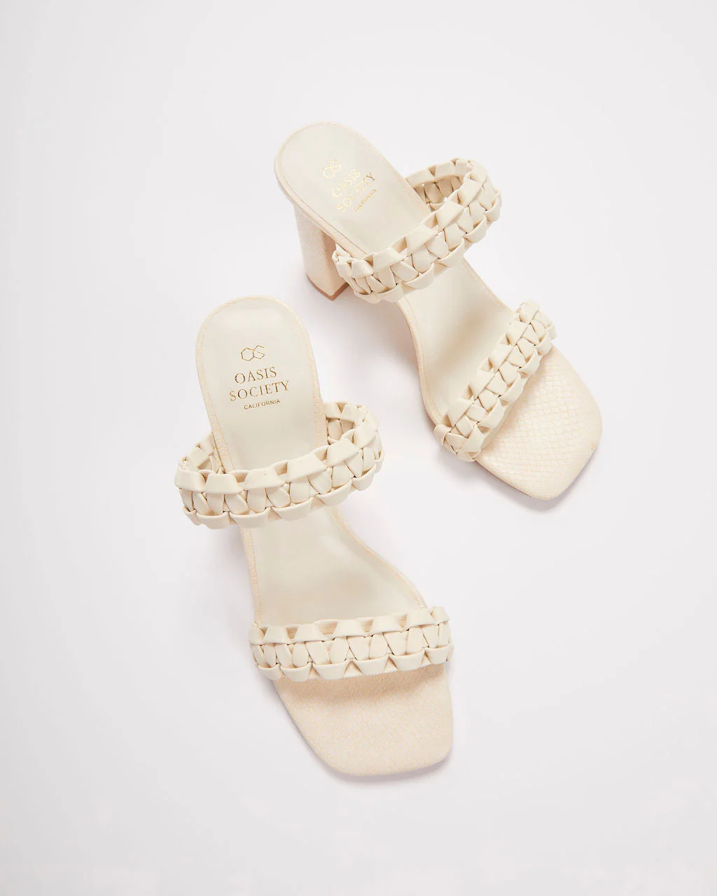 Heidi Woven Strappy Heels - Image 5