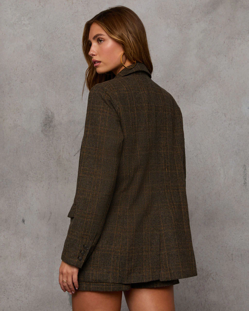 Helen Plaid Blazer - Image 10