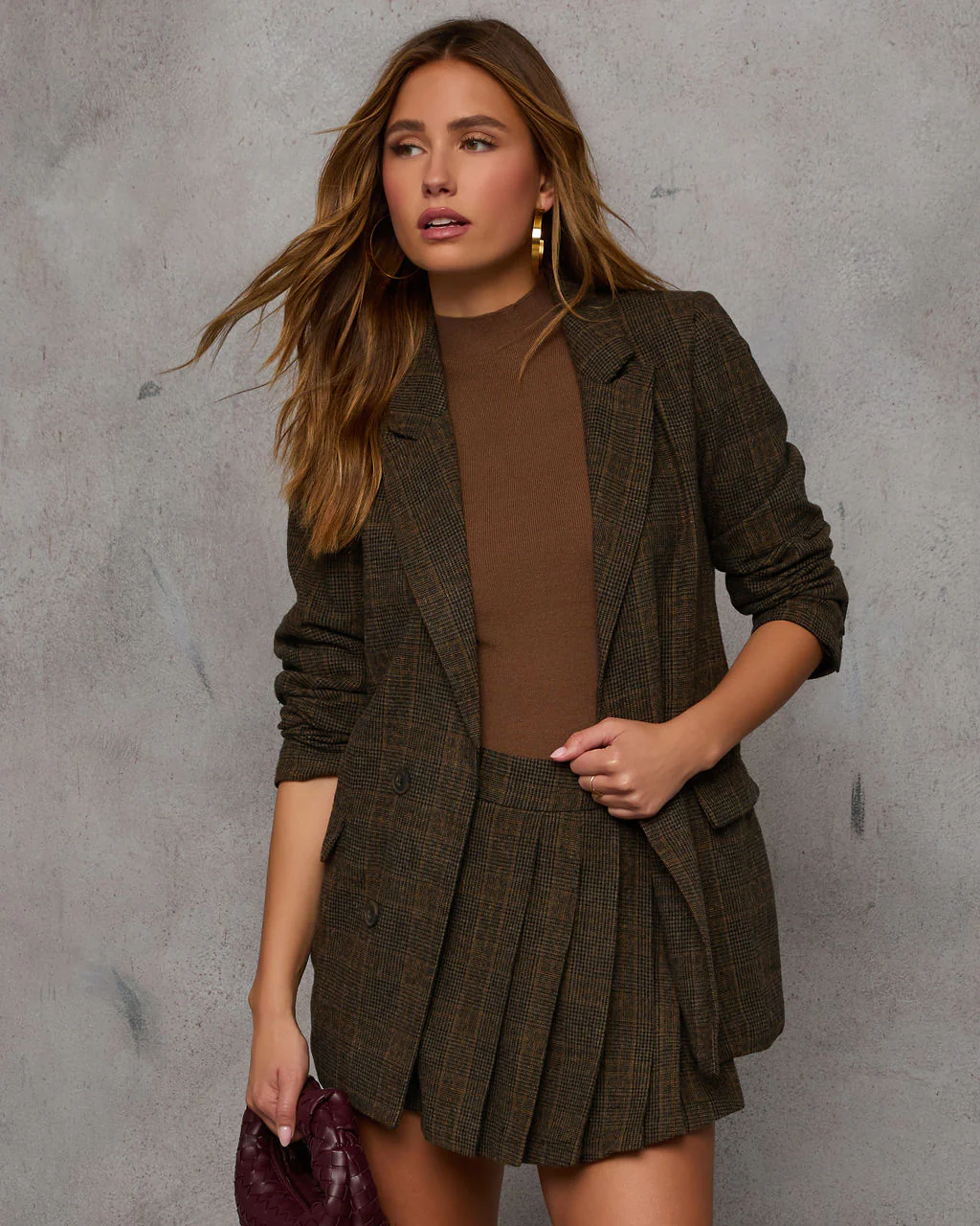 Helen Plaid Blazer - Image 7