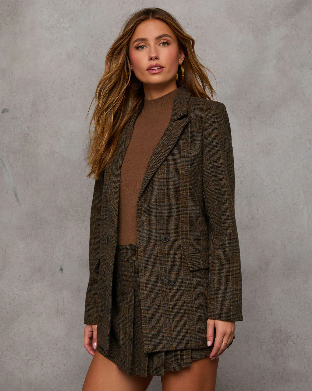 Helen Plaid Blazer - Image 9