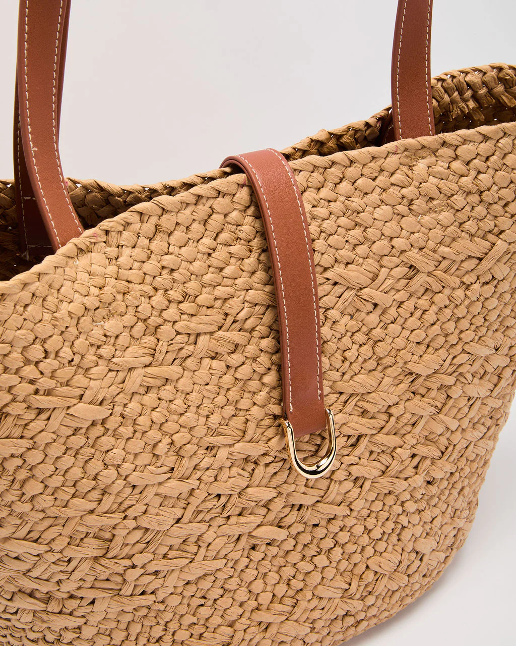 Heritage Coast Straw Tote Bag - Image 5