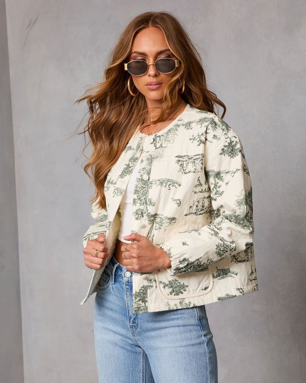 Heritage Hunt Scenic Novelty Print Standard Jacket - Image 3