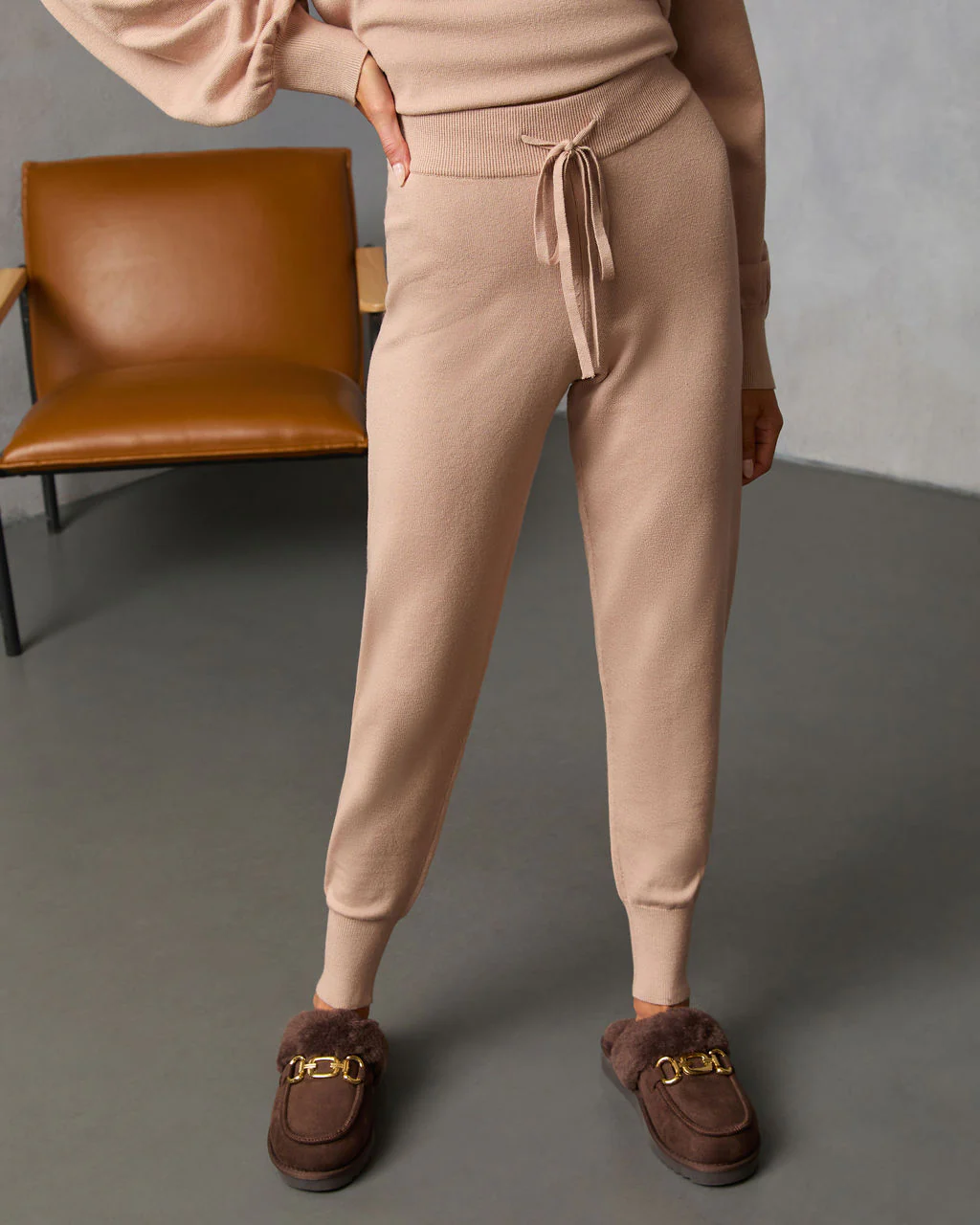 Elie Drawstring High Rise Joggers - Image 2