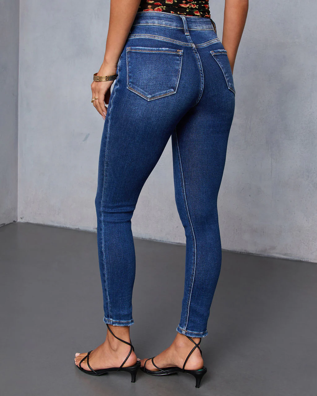 Perry Super Stretch High Rise Slim Leg Jeans - Image 4